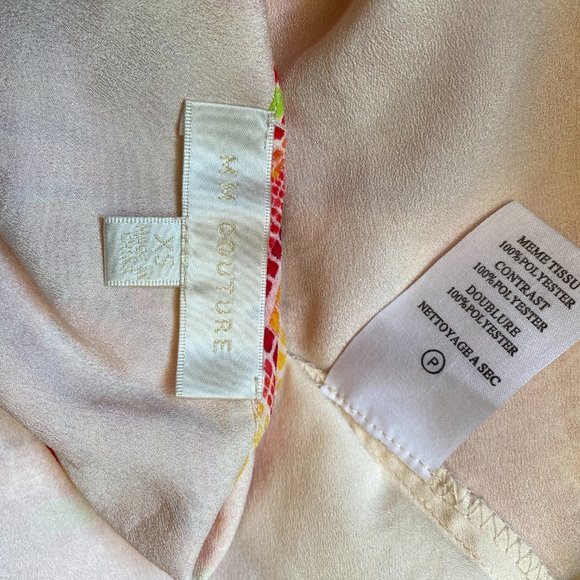 MM Couture Hi-Lo Printed Tank - Coral - XS - Picture 6 of 7